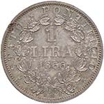 PIO IX (1846-1870) Lira 1866 A. XXI – ... 