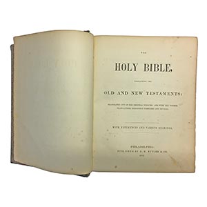 LIBRI DI PREGIO The Holy Bible, ed. di ... 