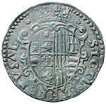 NAPOLI Filippo II (1556-1598) Mezzo ducato ... 