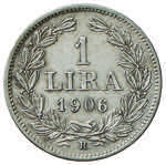 SAN MARINO Lira 1906 – AG (g 4,94)