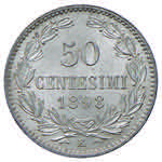 SAN MARINO 50 centesimi 1898 – Gig. 29 AG ... 