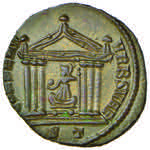 Massenzio (307-313) Follis (Ticinum) Busto ... 