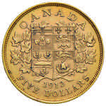 CANADA George V (1910-1936) 5 Dollars 1912 ... 