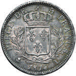 FRANCIA Luigi XVIII (1814-1815) 5 Franchi ... 