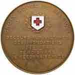 BELGIO Medaglia 1926 Croce Rossa. Soccorso ... 