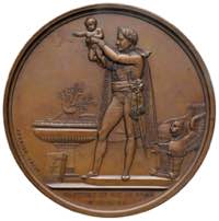 Medaglia 1811 Battesimo del re di Roma - D/ ... 
