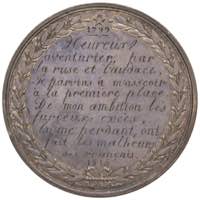 Medaglia 1815 Feroce critica di Napoleone - ... 