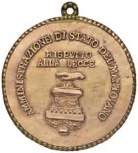 Medaglia 1797 Amministrazione del mantovano ... 
