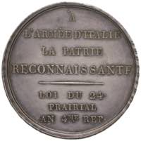 Medaglia 1796 Passaggio del Po, dell’Adda ... 