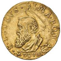 Paolo V (1605-1621) Quadrupla 1608 A. IV - ... 