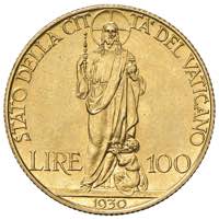 Pio XI (1922-1939) 100 Lire 1930 - Nomisma ... 
