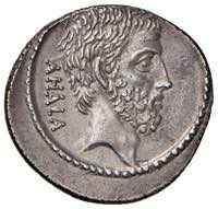 Junia - M. Iunius Brutus - Denario (54 a.C.) ... 