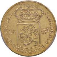 OLANDA 14 Gulden 1750 - KM 97 AU (g 9,93) In ... 