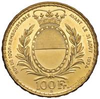 SVIZZERA Confederazione - 100 Franchi 1934 ... 