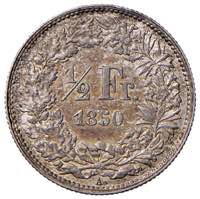SVIZZERA Confederazione - Mezzo franco 1850 ... 