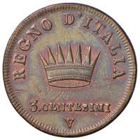 Napoleone (1804-1814) Venezia - 3 Centesimi ... 