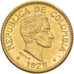 COLOMBIA 5 Pesos 1928 - ... 