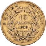FRANCIA Napoleone III (1852-1870) 10 Franchi ... 