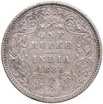 INDIA Vittoria (1837-1901) Rupia 1886 B ... 