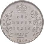INDIA Edoardo VII (1901-1910) Rupia 1904 ... 