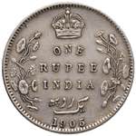 INDIA Edoardo VII (1901-1910) Rupia 1905 B - ... 