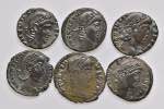 Lotto di 6 bronzi romani ... 