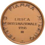 MILANO Medaglia 1956 Lirica internazionale - ... 