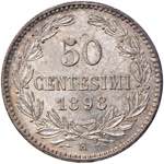 SAN MARINO 50 Centesimi 1898 - AG (g 2,47) ... 