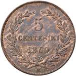 SAN MARINO 5 Centesimi 1869 - Gig. 38 CU (g ... 