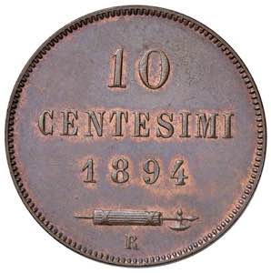 SAN MARINO 10 Centesimi 1894 - Gig. 32 CU (g ... 