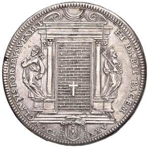 Clemente X (1670-1679) Piastra 1675 - Munt. ... 
