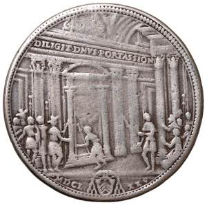 Clemente X (1670-1676) Piastra 1675 - Munt. ... 