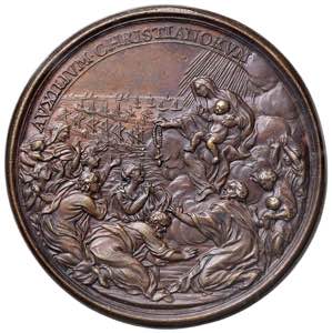 Clemente XI (1700-1721) Medaglia A. XVI 1716 ... 