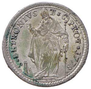 Pio VI (1774-1799) Bologna - Muraiola da 4 ... 