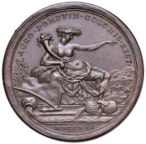 Pio VI (1775-1799) Medaglia 1775 A. I - AE ... 