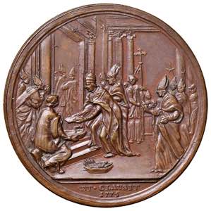 Pio VI (1775-1799) Medaglia 1791 A. XVII - ... 