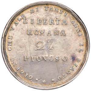 Repubblica romana (1798-1799) Medaglia XXVII ... 