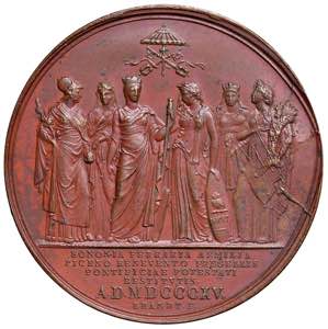 Pio VII (1800-1823) Medaglia A. XVII - Opus: ... 