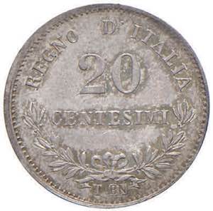 Vittorio Emanuele II 20 Centesimi 1863 T - ... 