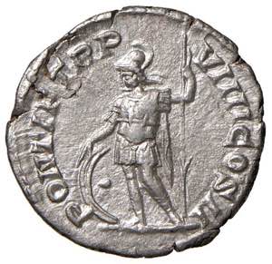 Caracalla (211-217) Denario - Busto laureato ... 