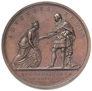 Medaglie dei Savoia - Medaglia 1814 Rientro ... 