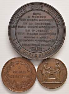 Medaglie dei Savoia - Lotto di tre medaglie ... 