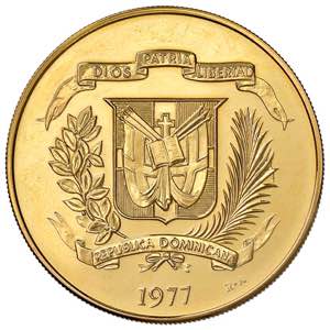 REPUBBLICA DOMINICANA 200 Pesos 1976 - KM 47 ... 