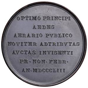   Pio IX (1846-1878) Medaglia 1853 A. VII ... 