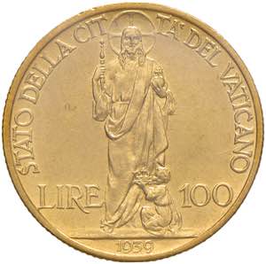    Pio XII (1939-1958) 100 Lire 1939 - ... 