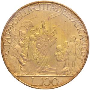    Pio XII (1939-1958) 100 Lire 1950 ... 