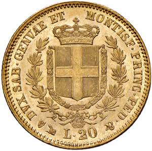    Vittorio Emanuele II (1849-1861) 20 Lire ... 