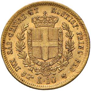    Vittorio Emanuele II (1849-1861) 10 Lire ... 
