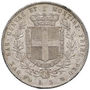    Vittorio Emanuele II (1849-1861) 5 Lire ... 
