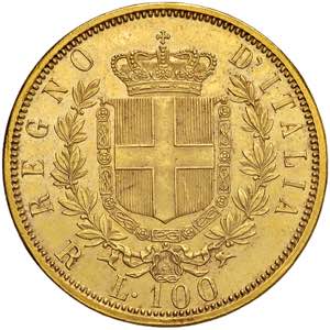    Vittorio Emanuele II (1861-1878) 100 Lire ... 